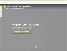 Tablet Screenshot of nbpsclinic.com
